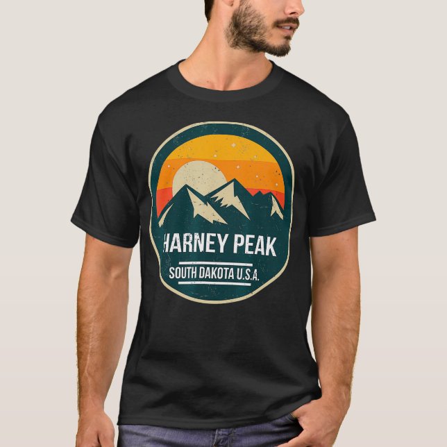 Harney Peak Nationalpark Exdoor-naturvandring  T Shirt (Framsida)