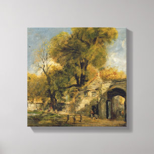 Harnham Grind, Salisbury, c.1820-21 (olja på canva Canvastryck