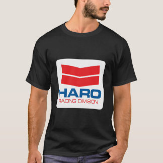Haro Bmx Tävla Division White Red Blue T Shirt