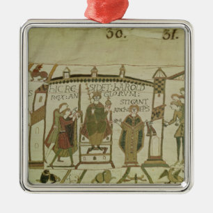 Harold erbjuds kronan och julgransprydnad metall