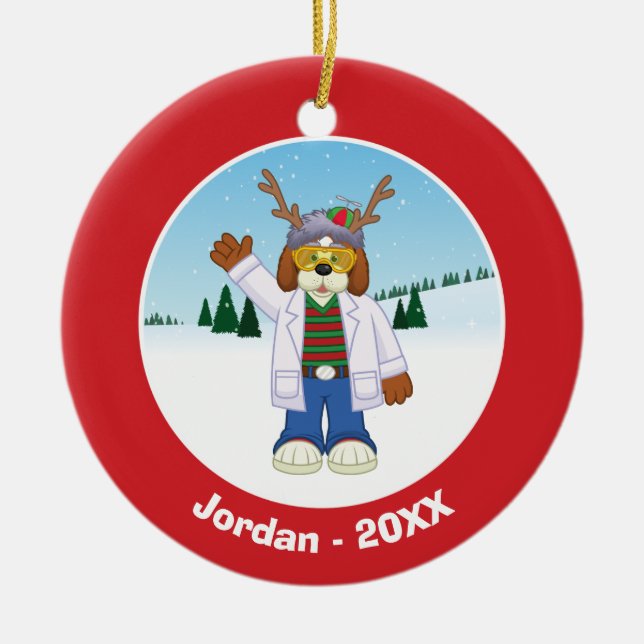 Harold J. "Goober" Hausenfeffer jr. Julgransprydnad Keramik (Framsidan)