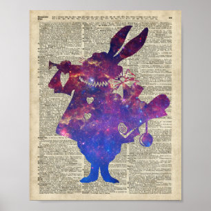 Häroldlilakanin stencilerar över den gammala poster