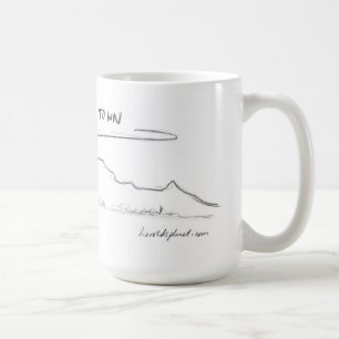 Harolds Town för udd för planetkärlek Kaffemugg