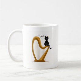 Harp and Cat Design Mugg