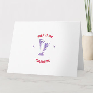 Harp är min valentin kort