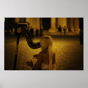 Harp ClassiInstrument Poster