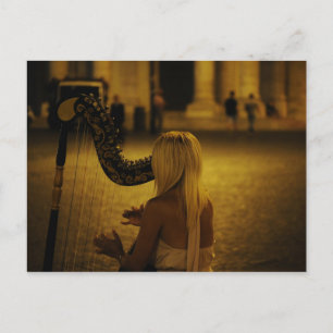 Harp ClassiInstrument Vykort