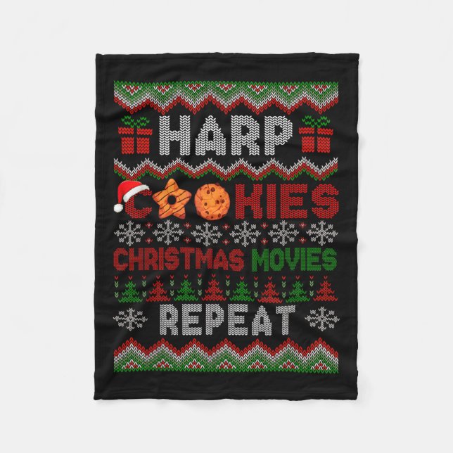 Harp Cookies julfilmer Repeat Sweater Instor Fleecefilt (Framsidan)