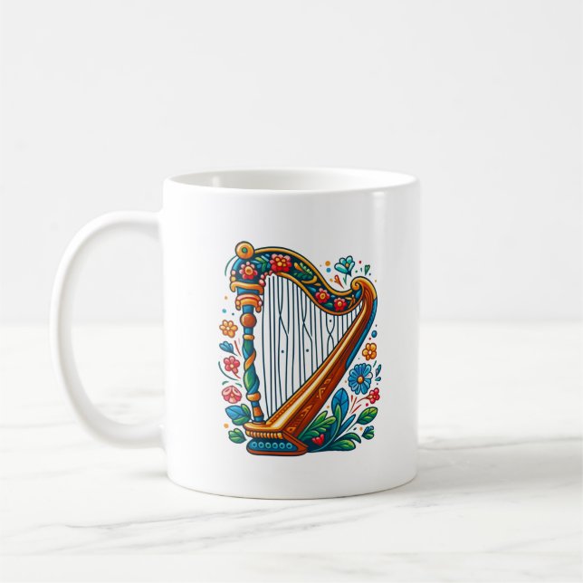 Harp Folk Art Mugg (Vänster)