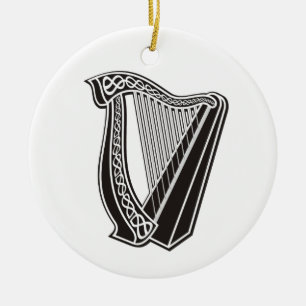 Harp Icon Julgransprydnad Keramik