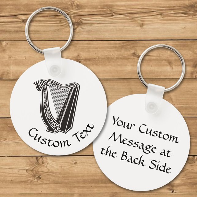 Harp Icon Keychain Nyckelring (Skapare uppladdad)