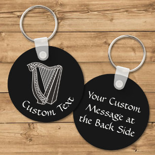 Harp Icon Keychain Nyckelring