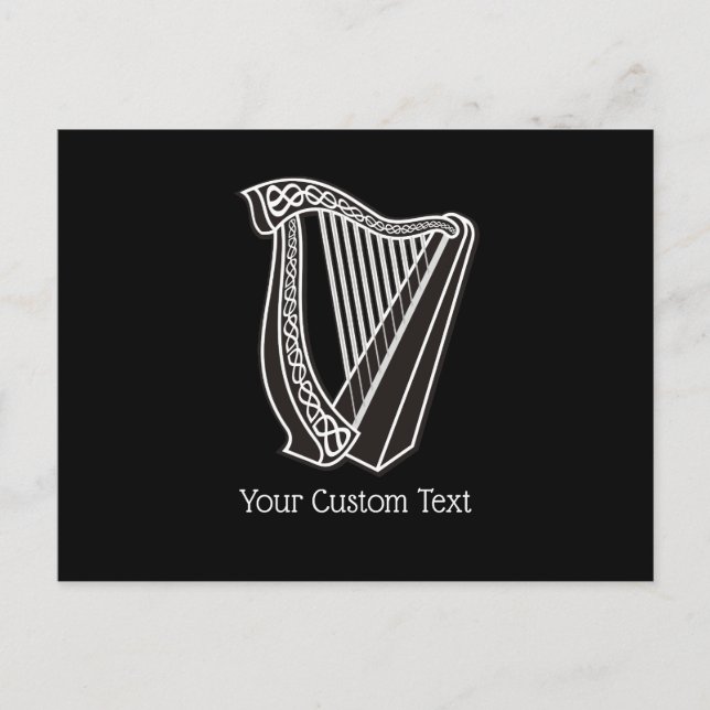 Harp Icon Vykort (Framsida)