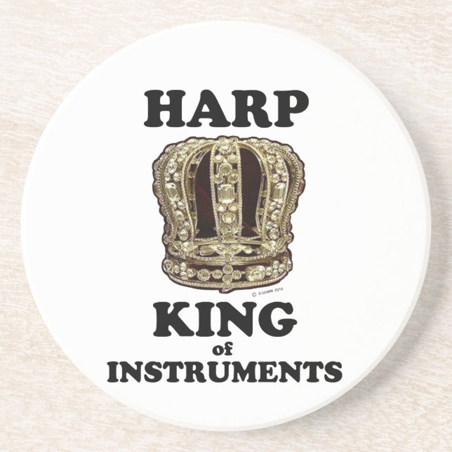 Harp Kung of Instruments Underlägg (Framsidan)