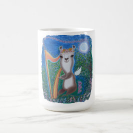 Harp Måne Ängel Kaffemugg