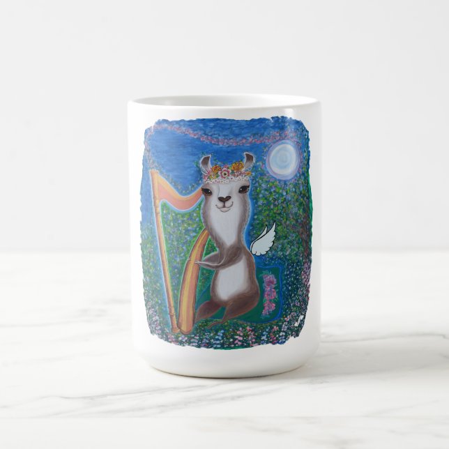 Harp Måne Ängel Kaffemugg (Center)