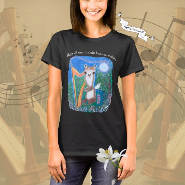 Harp Moon Delulu T-shirt (Skapare uppladdad)