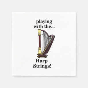Harp Musical Instrument Harp Party Pappersservett