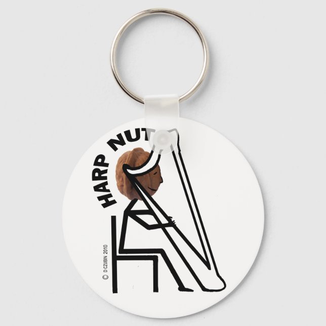 Harp Nöt Nyckelring (Framsida)