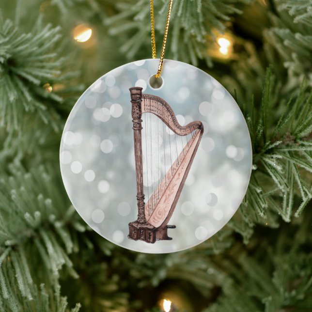 Harp Ornament Music Gift (Träd)