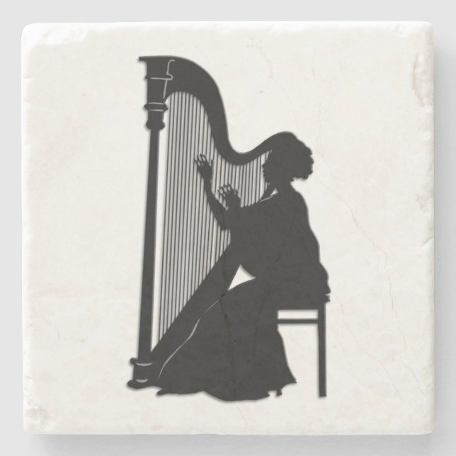 Harp Player Stenunderlägg (Framsidan)
