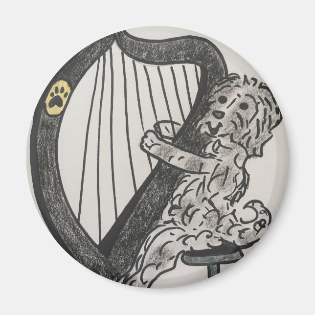 Harp Puppy Magnet (Framsidan)