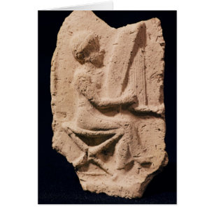 Harp-spelare, 1830-1600 BC Hälsningskort
