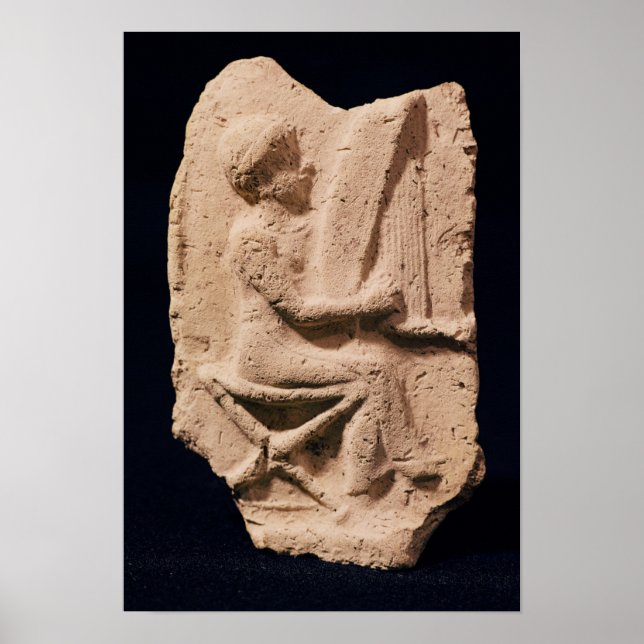 Harp-spelare, 1830-1600 BC Poster (Framsidan)