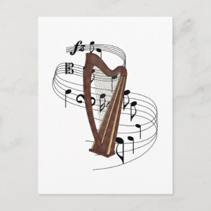 Harp Vykort