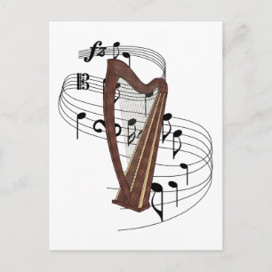 Harp Vykort