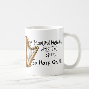 Harpa på den kaffemugg