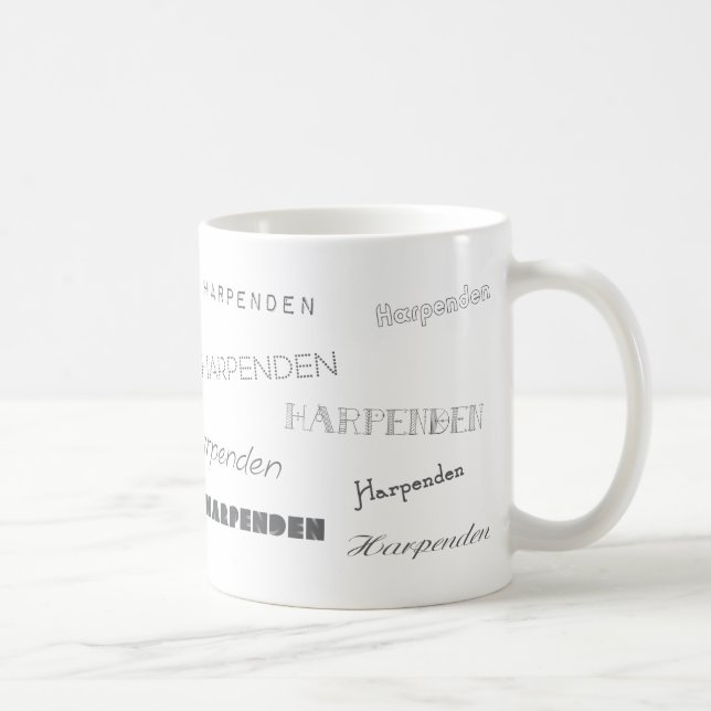 Harpenden typsnitt kaffemugg (Höger)