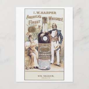 Harper Americas Finest Whiskey Vykort