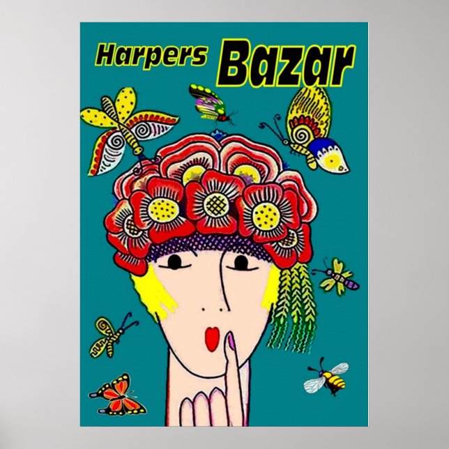 HARPER BAZAR POSTER (Framsidan)