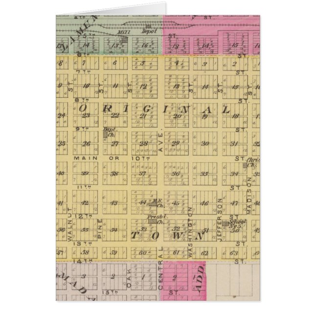 Harper County, Kansas Hälsningskort (Framsidan)