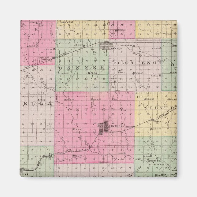 Harper County, Kansas Magnet (Framsidan)