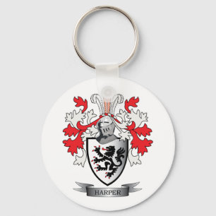 Harper Family Crest Jackar av Arm Nyckelring