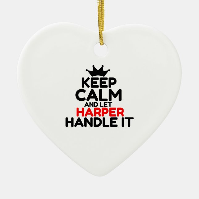 HARPER JULGRANSPRYDNAD KERAMIK (Framsidan)