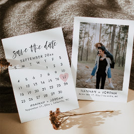 HARPER modern kalligrafi sparar datumet Inbjudan