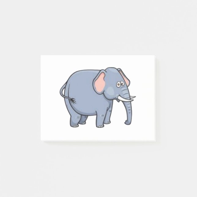 Harper the Baby Elephant Post-it Block (Framsida)
