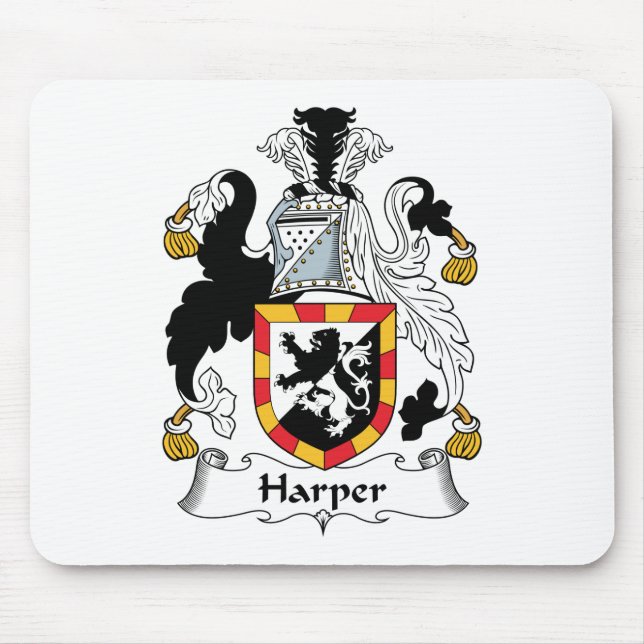 Harperfamiljvapensköld Musmatta (Framsidan)