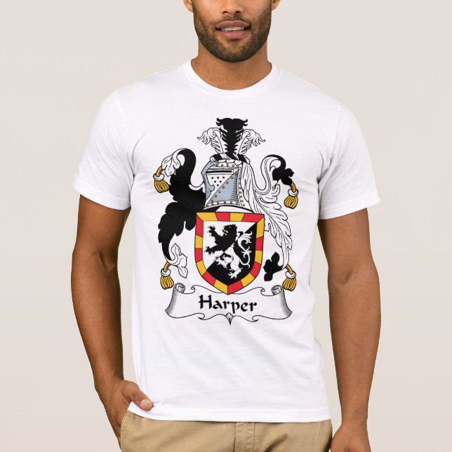 Harperfamiljvapensköld T Shirt (Framsida)