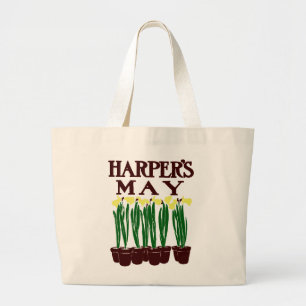 Harpers 1899 Edward Penfield Daffodils Jumbo Tygkasse