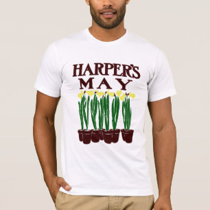 Harpers 1899 Edward Penfield Daffodils T Shirt