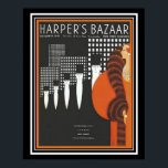 Harpers Bazaar Art Deco Cover 16 x 20 Poster<br><div class="desc">Unikt konsthandlings-skydd för Harpers basar</div>