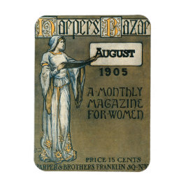 Harpers Bazar augusti 1905 Magnet