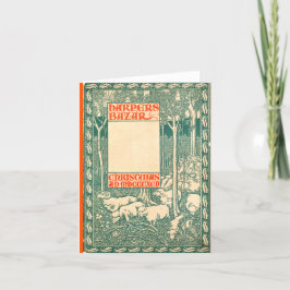 Harpers Bazar-julkort Helgkort