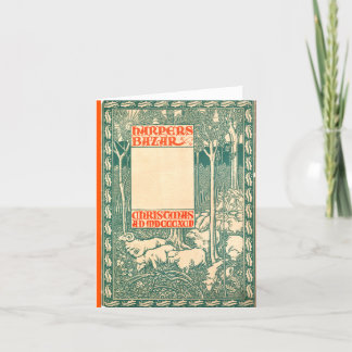 Harpers Bazar-julkort Helgkort