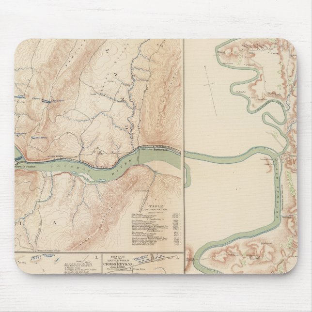Harper's Ferry, Hagerstown, Funkstown Musmatta (Framsidan)