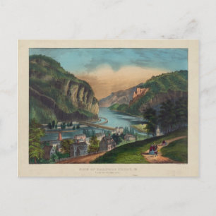 Harpers Ferry Jefferson County Väster Virginia 185 Vykort